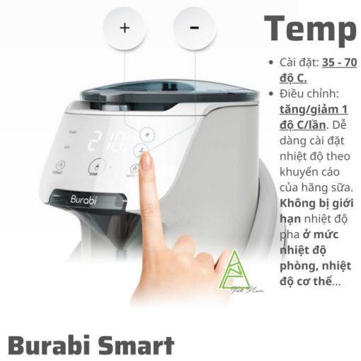 Máy Pha Sữa Thông Minh Burabi O5 (Không Có Kết Nối Wifi) - Hình ảnh 4
