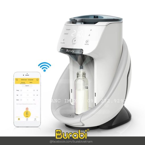 MÁY PHA SỮA THÔNG MINH BURABI O2 PLUS + (BẢN CÓ KẾT NỐI WIFI)